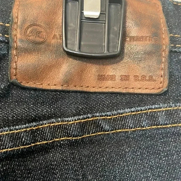 Ag Adriano Goldschmied the matchbox slim  straight dark wash jeans W29 x L34 - Picture 5 of 7